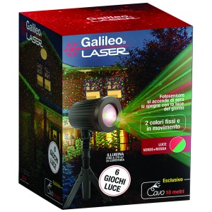 PROIETTORE LASER PER ESTERNO 6 GIOCHI LUCE NATALE