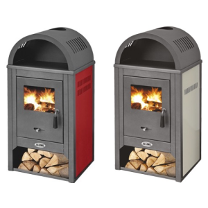 STUFA A LEGNA 10Kw KAMIN DE LUXE BEIGE 48x45xH100 cm