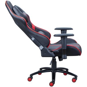 SEDIA POLTRONA ERGONOMICA PROFESSIONAL DA GAMING RATO RED 70x127x70CM COLORE ROSSO E NERO