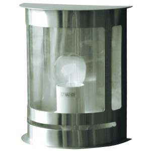 LANTERNA A MURO SERIE NEW AGE DROP IN ACCIAIO INOX