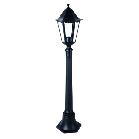 LANTERNA SU PIANTANA SERIE MINERVA ALLUMINIO NERO CM 120