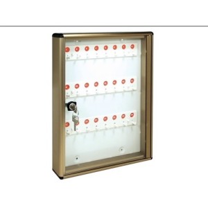 BACHECA ALUBOX PORTA CHIAVI ALLUMINIO 30xP5x40H BC/24