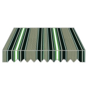 TENDA DA SOLE STRUTTURA A BRACCI RETRATTILI ALLUMINIO CM.295X250H DISEGNO P6002