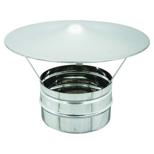 FUMAIOLO FISSO CAPPELLO CINESE INOX CM.8