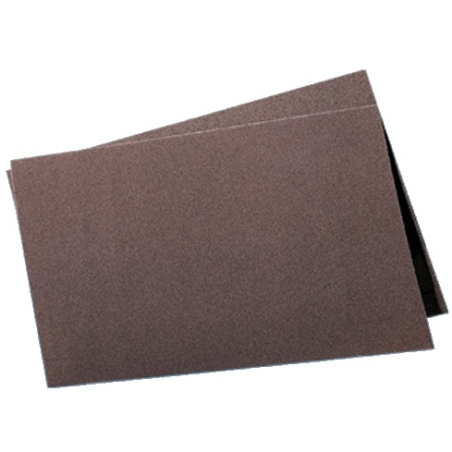 FOGLIO ABRASIVO ADESIVO TELA SMERIGLIO N 0 GRANA 100 FG.19X28CM CONF. 50 PEZZI