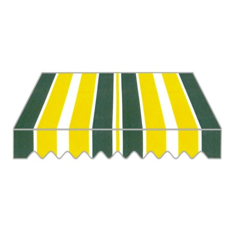 TENDA DA SOLE A CADUTA STRUTTURA ALLUMINIO CM.300X250H DISEGNO P3002 BALCONE