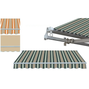 TENDA DA SOLE CON BRACCI 250X200 GIALLO/BEIGE