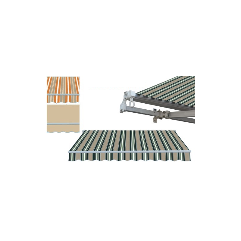 TENDA DA SOLE CON BRACCI 250X200 GIALLO/BEIGE TENDA DA SOLE CON BRACCI 250X200 GIALLO/BEIGE