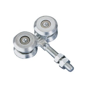 SUPPORTO CARRELLO COMUNELLO SCORREVOLI FILETTATI 4 CUSCINETTI 44MM. ART.4C