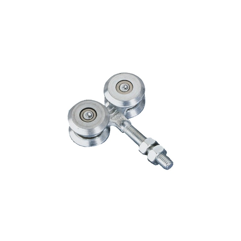 SUPPORTO CARRELLO COMUNELLO SCORREVOLI FILETTATI 4 CUSCINETTI 44MM. ART.4C SUPPORTO CARRELLO COMUNELLO SCORREVOLI FILETTATI 4 CUSCINETTI 44MM. ART.4C