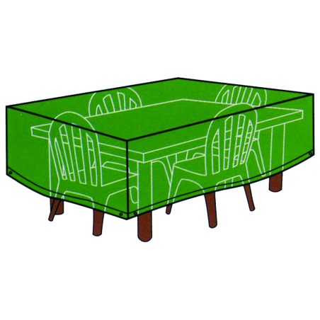 TELO COPERTURA PER TAVOLO RETTANGOLARE CON SEDIE CHIUSURA AD ELASTICO CM.173X215