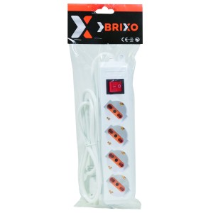 MULTIPRESA LINEA BRIXO SCH/BIP INT.P 4 POSTI
