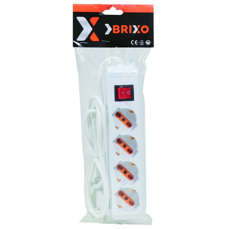 MULTIPRESA LINEA BRIXO SCH/BIP INT.P 4 POSTI MULTIPRESA LINEA BRIXO SCH/BIP INT.P 4 POSTI