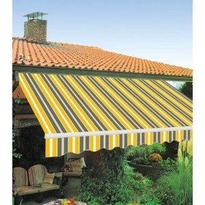 TENDA DA SOLE STRUTTURA A BRACCI RETRATTILI ALLUMINIO CM.295X250H DISEGNO P3002