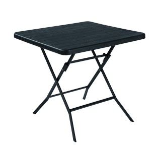 TAVOLO PIEGHEVOLE METALWOOD CM.78X78X74H