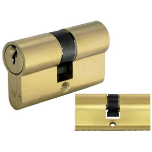 CILINDRO YALE DECENTRATO 27-31 CORPO IN OTTONE 210 1KD
