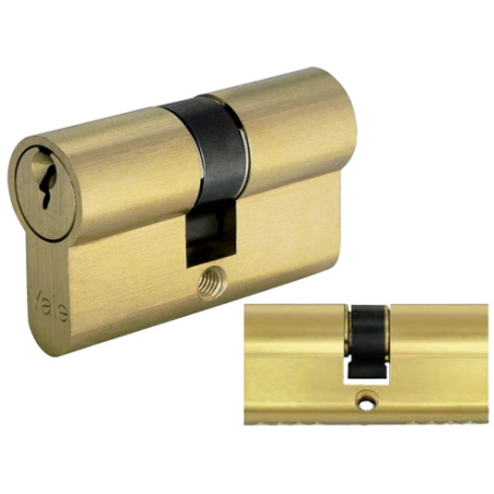 CILINDRO YALE DECENTRATO 27-31 CORPO IN OTTONE 210 1KD