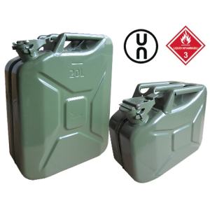 TANICA IN METALLO PER CARBURANTE INFIAMMABILE DA LT.10