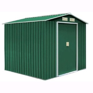 CASETTA RICOVERO PORTA ATTREZZI BOX IN LAMIERA CAPANNO GIARDINO 340x319x210H