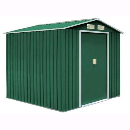 CASETTA RICOVERO PORTA ATTREZZI BOX IN LAMIERA CAPANNO GIARDINO 340x319x210H