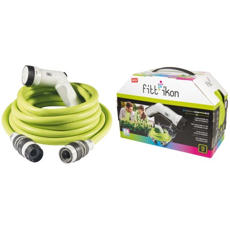 KIT IKON TUBO ESTENSIBILE 1/2 ROTOLO 15 MT. COLOR LIME