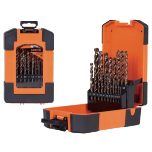 SET PUNTE BRIXO HSS COBALTO PER TRAPANO 19 PEZZI