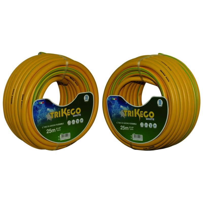 TUBO MAGLIATO IRRIGAZIONE TRIKECO WHITE 3/4'' ROTOLO 15 MT. TUBO MAGLIATO IRRIGAZIONE TRIKECO WHITE 3/4'' ROTOLO 15 MT.