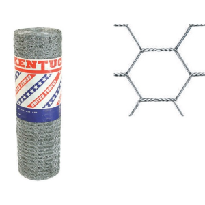 RETE TRIPLA TORSIONE ZINCATA MAGLIA ESAGONALE KENTUCKY 25X3 RT.50MT H.150