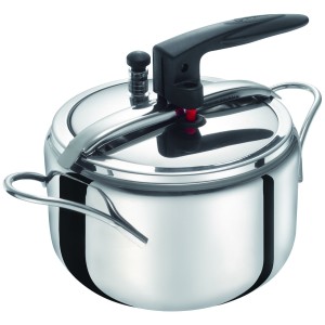 PENTOLA A PRESSIONE AETERNUM DIVINA LT.5 ACCIAIO INOX CON VALVOLA DI SICUREZZA