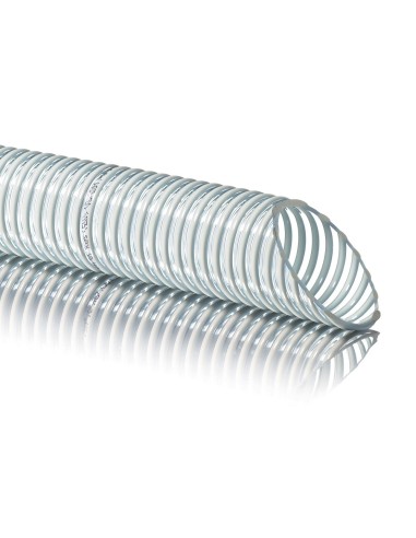 TUBO SPIRALATO SPIRALE ATOSSICO ALIMENTARE PVC 60x50MT