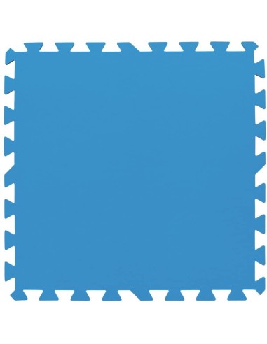 Bestway 58220 Protezione per il Fondo della Piscina, Blu, Confezione da 8 pezzi di 50 x 50 cm