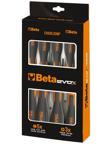 SET SERIE GIRAVITI BETA EVOX 8 PEZZI 1203E/D8P