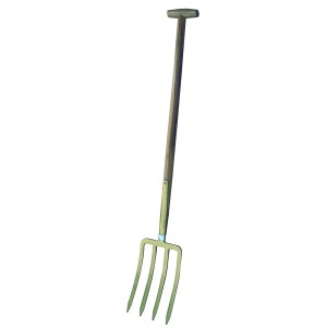 FORCA VANGA DA GIARDINO 4 DENTI CON MANICO A "T" -91977