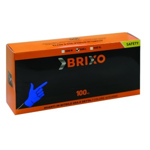 GUANTI NITRILE BRIXO CONF. 100 PEZZI TG.XL