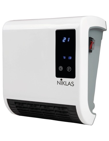 TERMOVENTILATORE NIKLAS TRENDY DIGITAL DA BAGNO 26x16xH28 cm