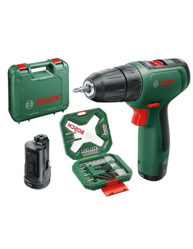 TRAPANO BOSCH BATTERIA LITIO 12V. EASY DRILL  1200+X34 + VALIGETTA E ACCESSORI