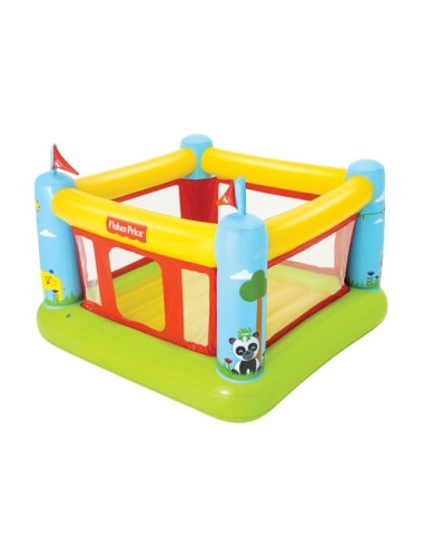 GONFIABILE PER BAMBINI FISHER PRICE CASTELLO 175x173x135 cm -93553