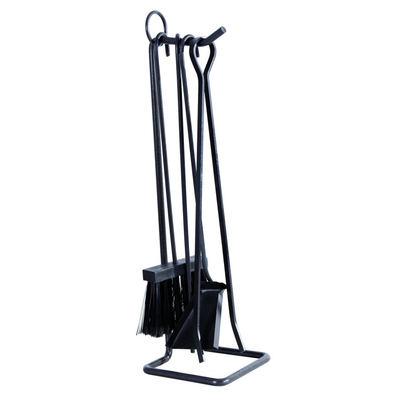 ATTREZZATURA CAMINO ANTRACITE PRIMO SET 4 PEZZI-652 ATTREZZATURA CAMINO ANTRACITE PRIMO SET 4 PEZZI-652