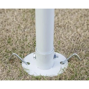 GAZEBO CAR PORT MT.3X6 IN ACCIAIO CON TOP 140GR/MQ ARREDO GIARDINO