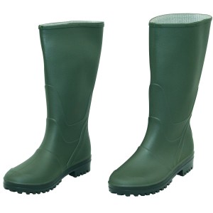 STIVALI IN PVC VERDI GINOCCHIO N 41