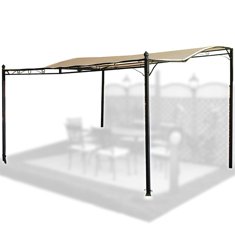 GAZEBO VERANDA DA PARETE ACCIAIO PATIO 300X250 TOP 180GR/MQ PERGOLA GIARDINO GAZEBO VERANDA DA PARETE ACCIAIO PATIO 300X250 TOP 180GR/MQ PERGOLA GIARDINO