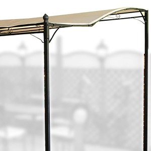 GAZEBO VERANDA DA PARETE ACCIAIO PATIO 300X250 TOP 180GR/MQ PERGOLA GIARDINO