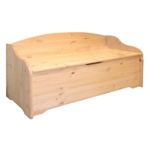 BAULE CASSAPANCA ALBERIAMO IN ABETE MASSELLO 100L 100x41xH67CM