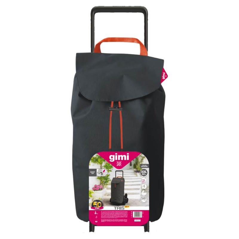 CARRELLO SPESA GIMI TRIS GRIGIO -168415 CARRELLO SPESA GIMI TRIS GRIGIO -168415
