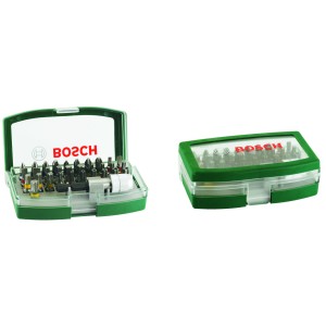 SET INSERTI PUNTE BOSCH RAINBOW + PORTABIT UNIVERSALE 32 PEZZI 017063
