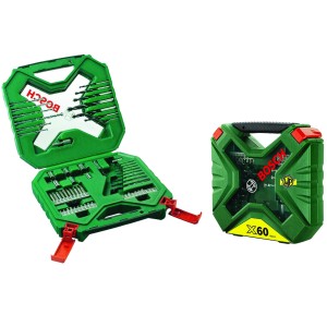 VALIGETTA SET CON ACCESSORI PER FORATURA E AVVITATURA BOSCH 60 PEZZI 2607010611