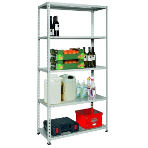 SCAFFALE 5 PIANI IN ACCIAIO BRIXO GENIUS 5P SR