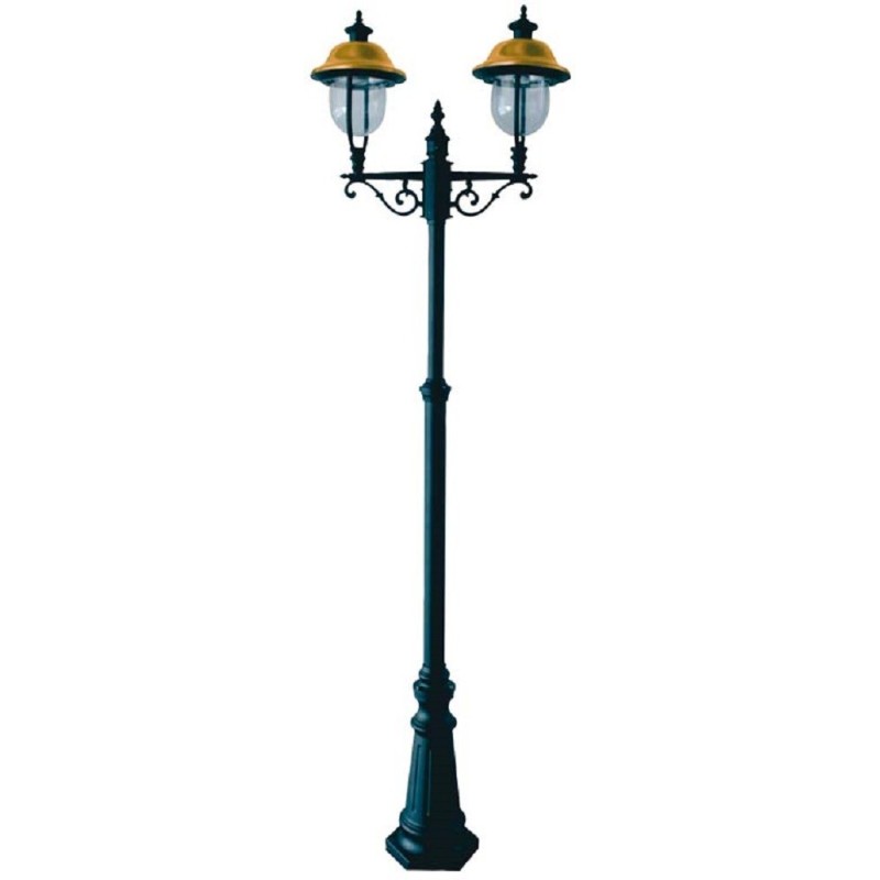 LAMPIONE 2 BRACCI APOLLO CM.242 ALLUMINIO PRESSOFUSO NERO RAMATO LAMPIONE 2 BRACCI APOLLO CM.242 ALLUMINIO PRESSOFUSO NERO RAMATO