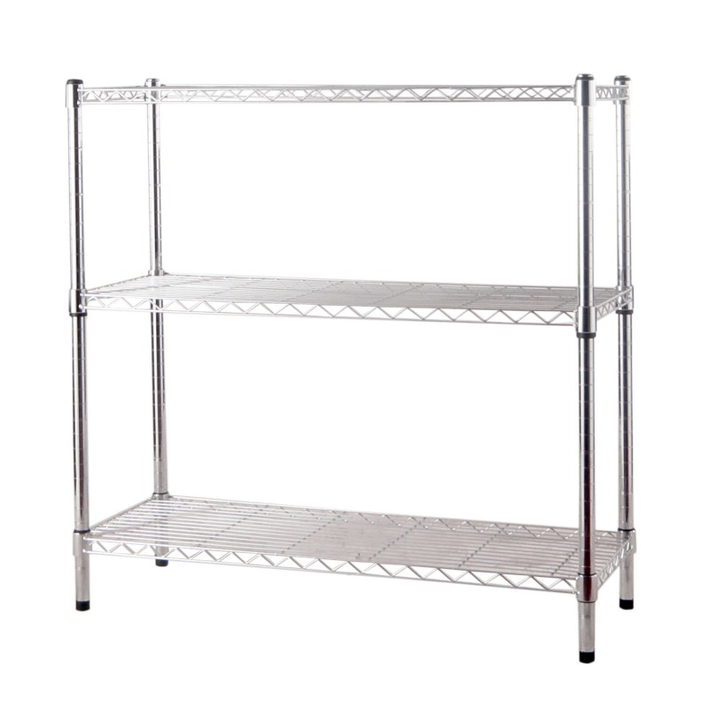 SCAFFALE CON PIEDINI BRIXO MANHATTAN 3 PIANI H.90CM SCAFFALE CON PIEDINI BRIXO MANHATTAN 3 PIANI H.90CM