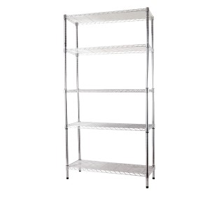 SCAFFALE CON PIEDINI BRIXO MANHATTAN 5 PIANI H.180CM
